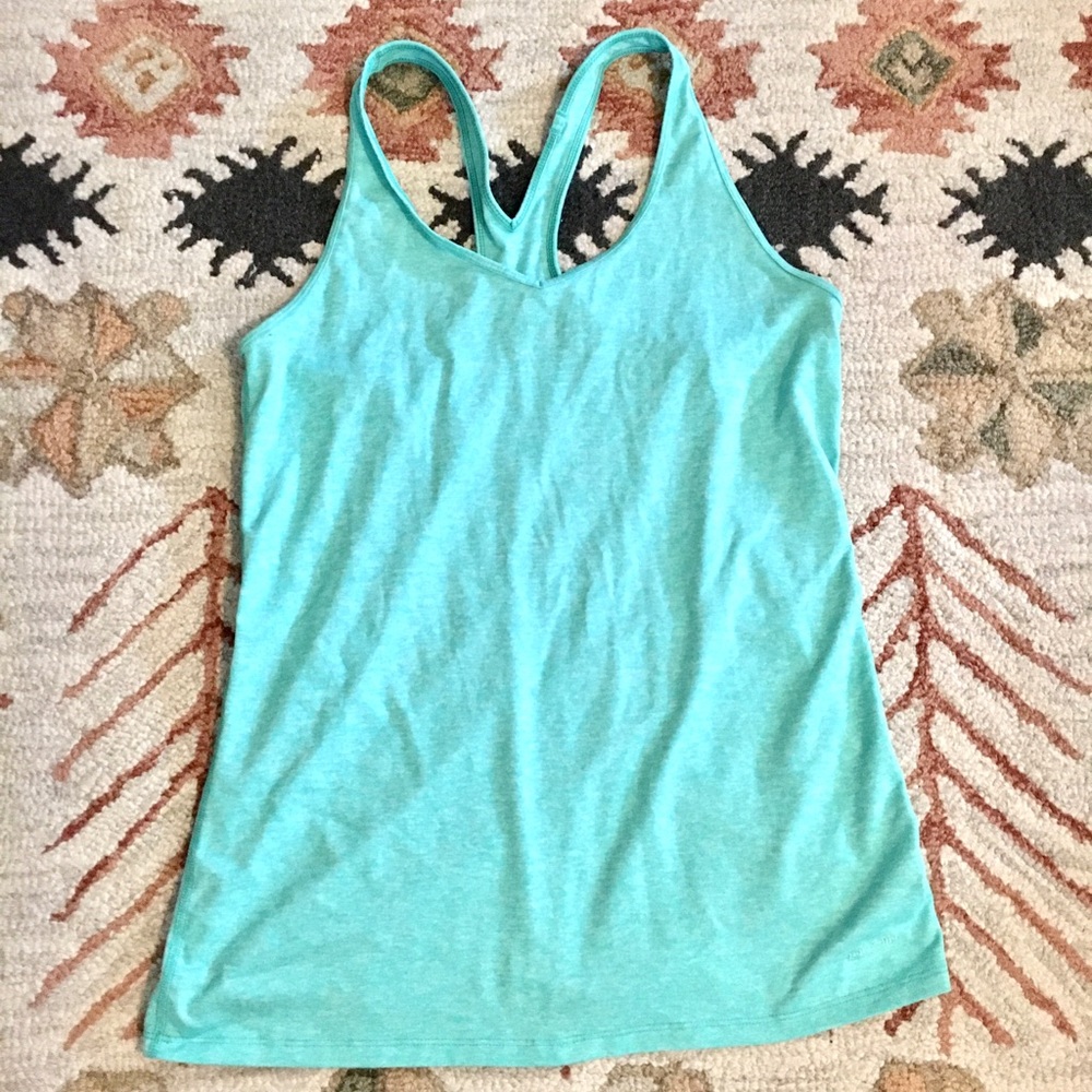 Patagonia Heathered light green Tank size medium